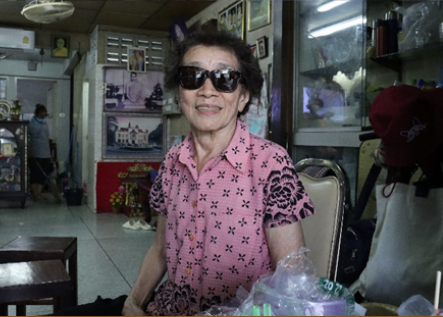 คุณป้าสายใจ (คนในชุมชนคลองเจดีย์บูชา, 2566)